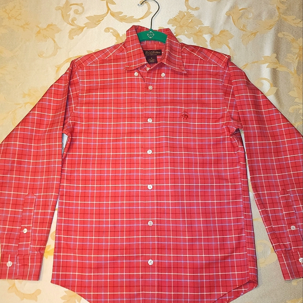 Brooks Brothers Red Plaid Button Down Shirt
